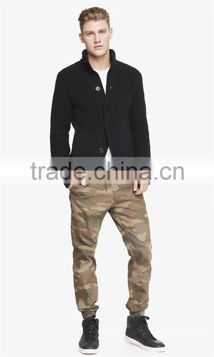 Mens cheap camo cotton military trousers pants from factory