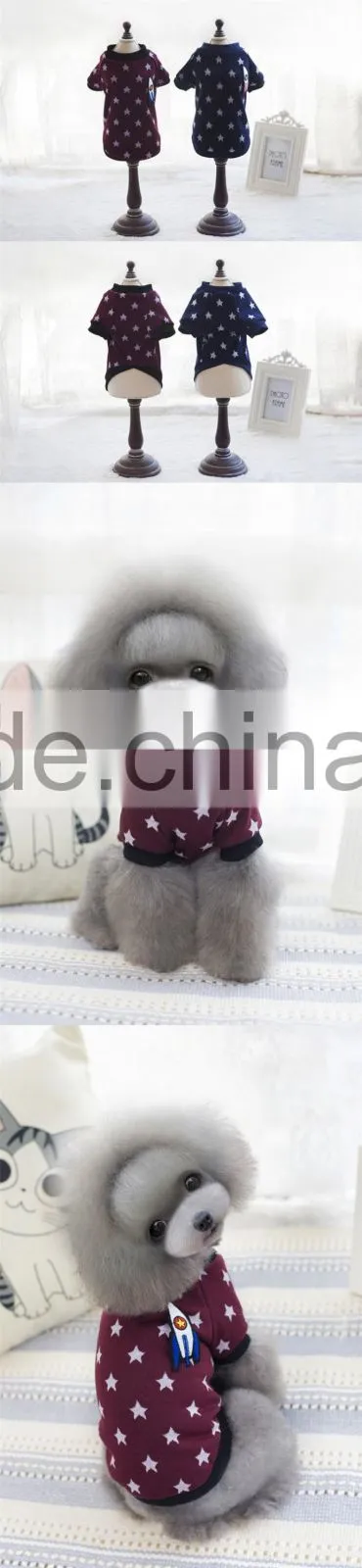 High Quality Knitted Pattern Design Pet Dog Cloth For Dog Puppy T-shirt