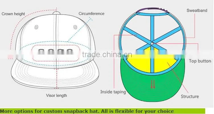custom snapback cap high quality cap plain full cap