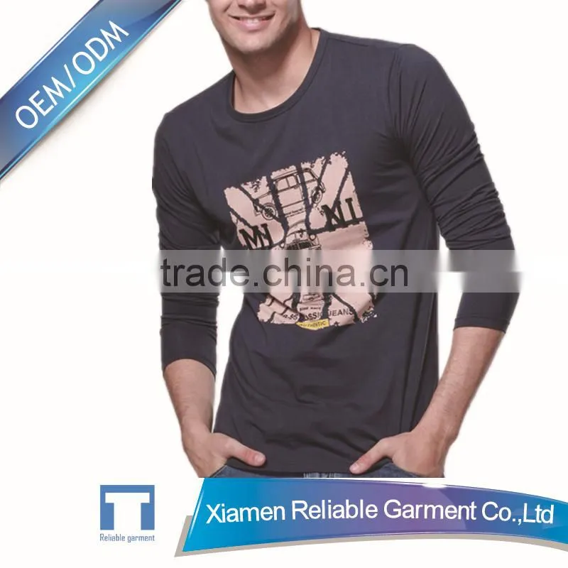 2016 high quality men's long sleeve t shirt appreal china supplier men's long sleeve t shirt