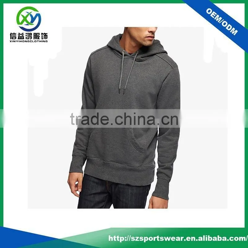 OEM service high quality custom mens black color 100% blank polyester hoodie oversized hoodie