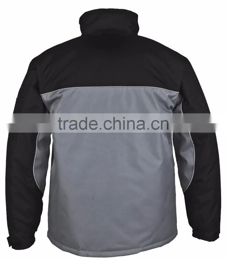 EN343 custom work wear mens waterproof winter parka jacket with seam tape
