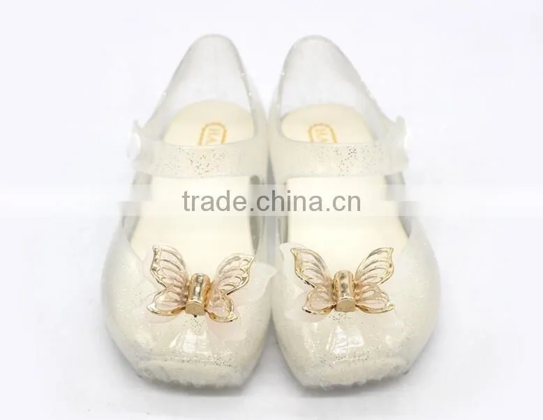 Butterfly kids jelly shoes, mini melissa butterfly shoes