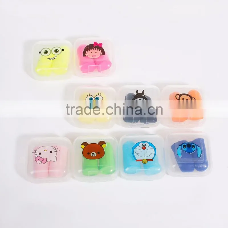 Bulk Sale Travel Sleep Noise Hearing Protection Sponge Soft Foam Earplugs