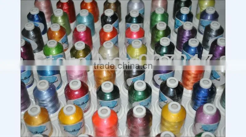 multicolor spun polyester sewing thread yarn