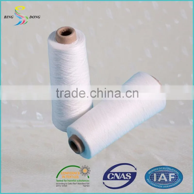 Ne 40s/2 40s/3 raw white pattern paper spool 100% virgin polyester material spun yarn