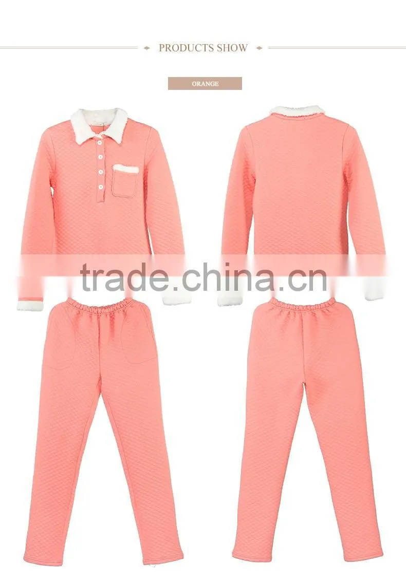 Chineses top Qianxiu brand wholesale winter ladies sleepwear