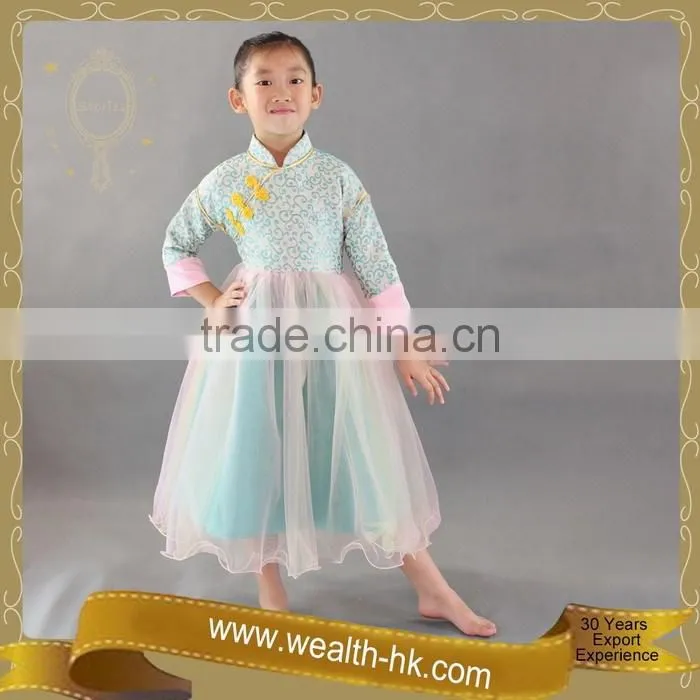 Chinese Dolls Style Girls Fancy Party dress