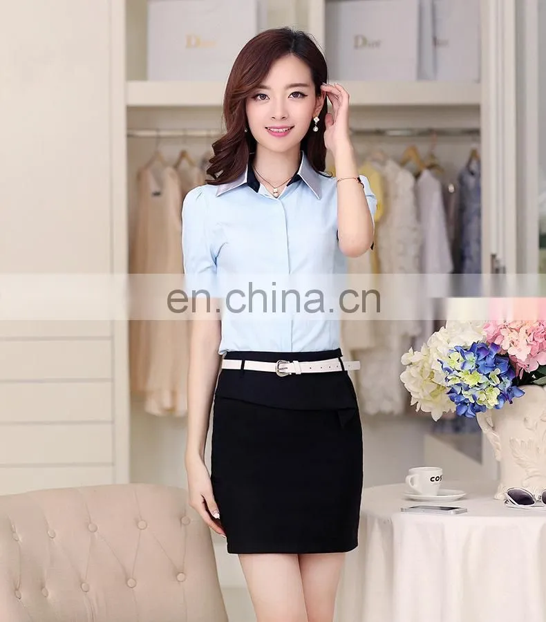 2016 New Stytle work uniform ladies office, office uniform designs dress