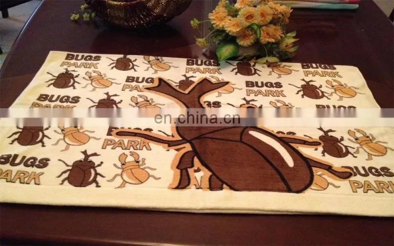 best sale 100% cotton reactive printed hand towel light and soft