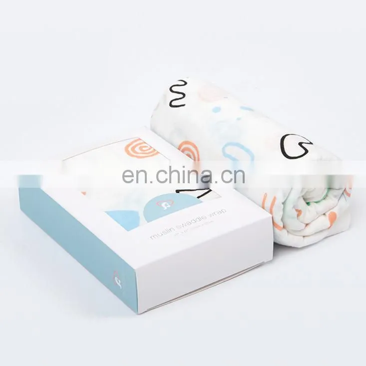 Fashion Cheap Muslin Baby Swaddle Blankets With LOGO Wholesale Infant Kids Newborn Soft Bamboo Cotton Swaddle Baby Wrap