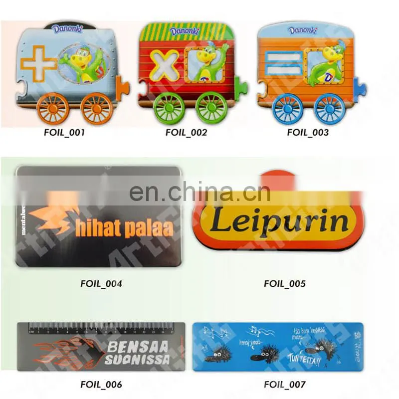 Cheap custom 3d raised rubber fridge magnet