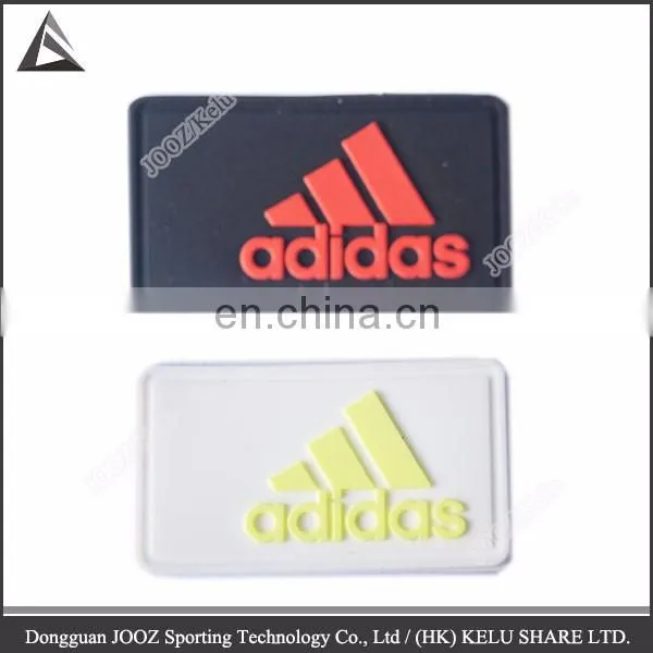 dongguan OEM custom fabric label silicone rubber sticker garment label
