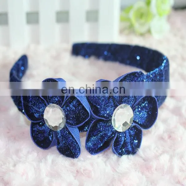 Good quality plastic headbands with rhinestones