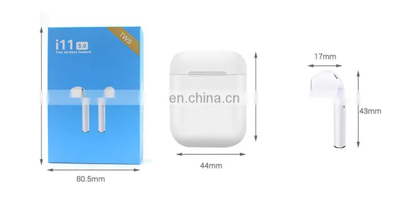Wireless Blue tooth Earphone Touch Control TWS Blue tooth 5.0 i11 TWS Headphone