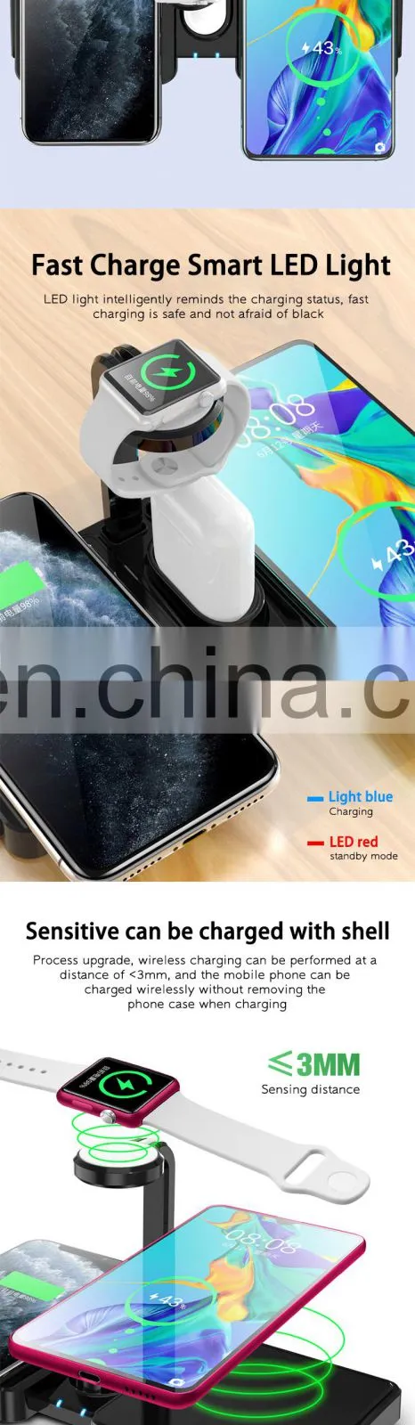 4 In 1 Charger New Product For 2020 New Product Mobile Phonesfor Iphone 8 Plus Phone Charger Wireless