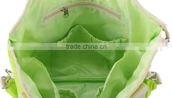 Green Microfiber Bag Baby with Bottle Bag