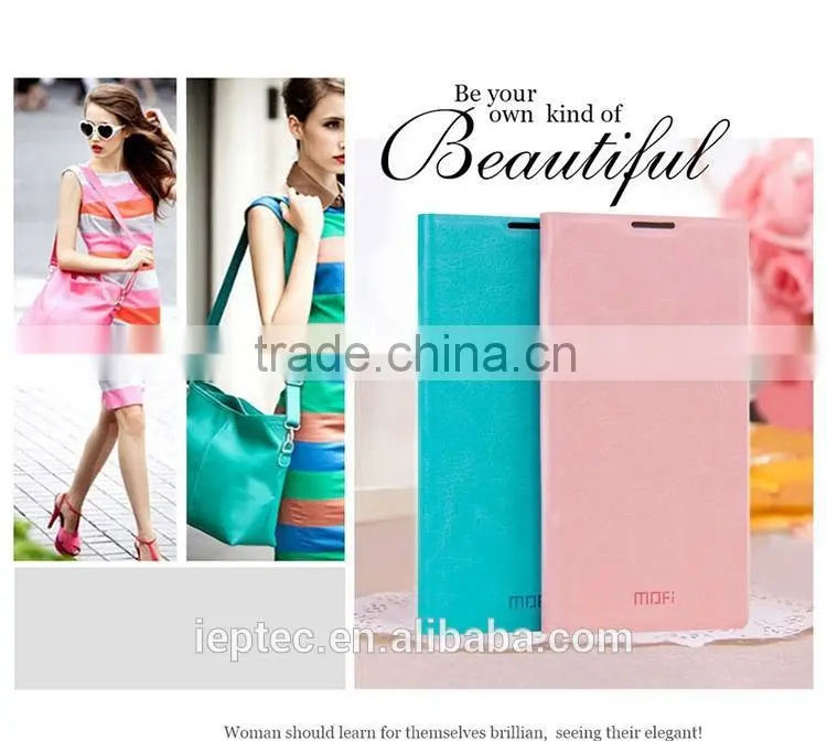 MOFi PU Leather Flip Case Cover for Sony Xperia Z2, L50t, L50u, Mobile Phone Case