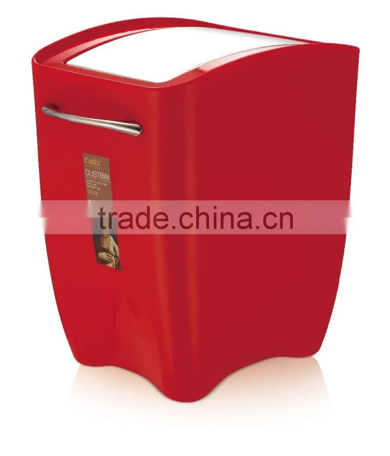 6L Novelty Foot Pedal Plastic Trash Can Waste Bin for Home Use