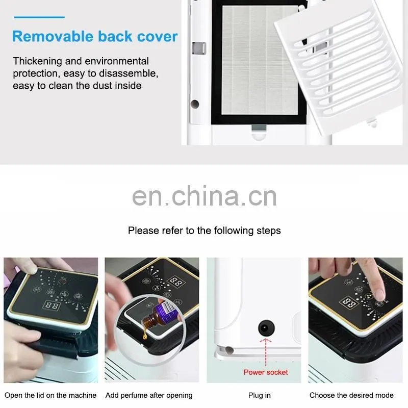 compact design ozone disinfection machine pleasing scent air purifier UV