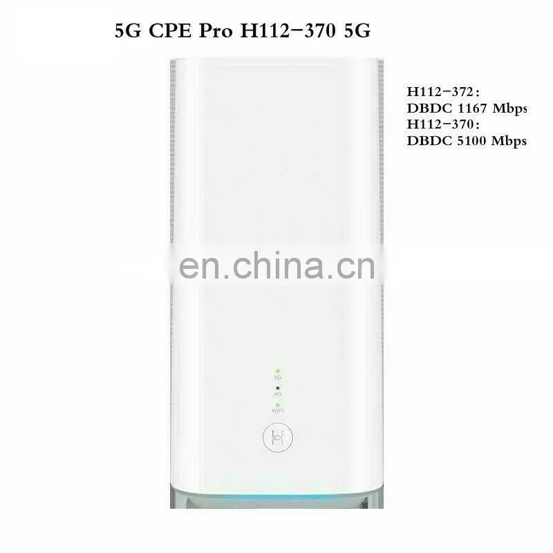 Original Unlocked wifi router 4G 5G CPE pro H112-370 372 LTE VPNmodem LTE FDD Wireless Router With Ethernet cube 32 user