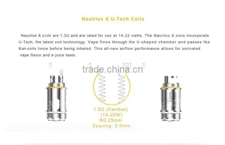 2016 Aspire New X tank U-Tech coils 2ml Nautilus X,Wholesale Aspire Nautilus-X Tank