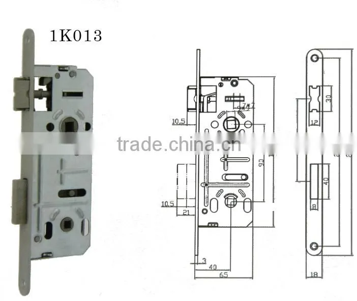 High Class 40mm Backset Body Lock Art.1K013