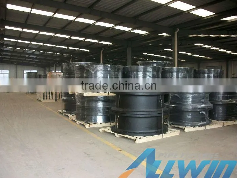 ductile iron flanged adapter for PVC pipe