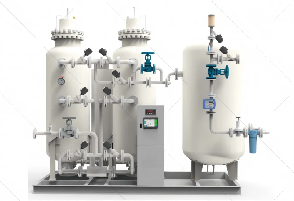 Nitrogen production tower with cylinder mechanism