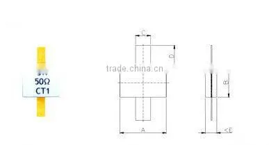 Military Product RIG02 Ceramics power resistor