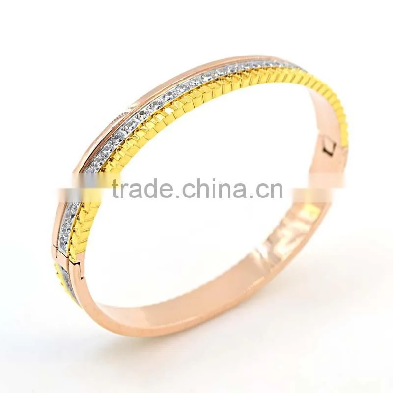 rose gold jewellery diamond bangle bracelets