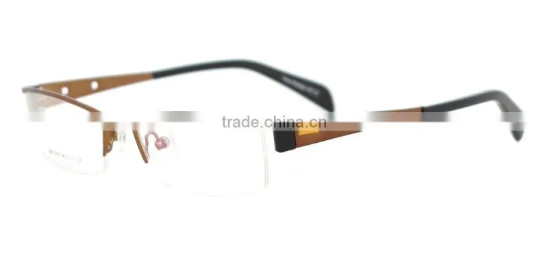 Half-rim metal gentleman optical glasses frame korea