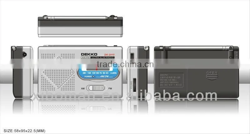 DK-2015 new design desktop am radio