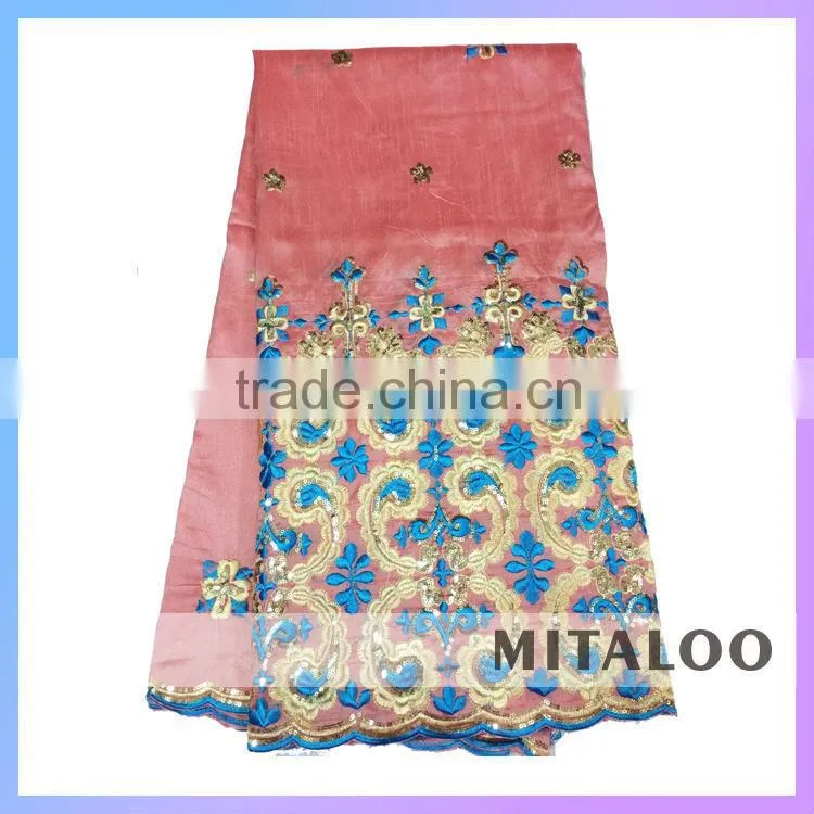 Mitaloo MGP0035 Fashionable George L:ace Fabric Fantastic Design George Lace For Party
