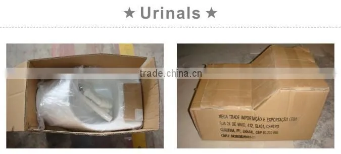 Sanitary wares waterless chinese men's ceramic square urinal