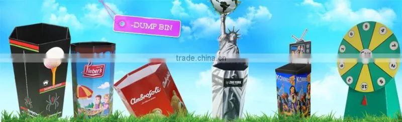Cardboard Sidekick Display For Advertising Wallets