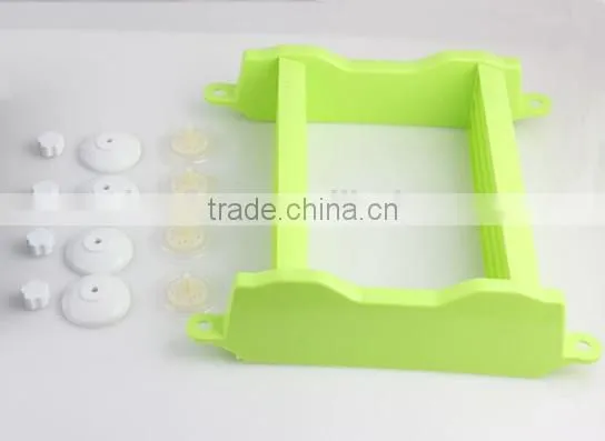 2 Layers Plastic Bathroom Shelf Kitchen Storage Shelf With Super Suction for bathroom shelf