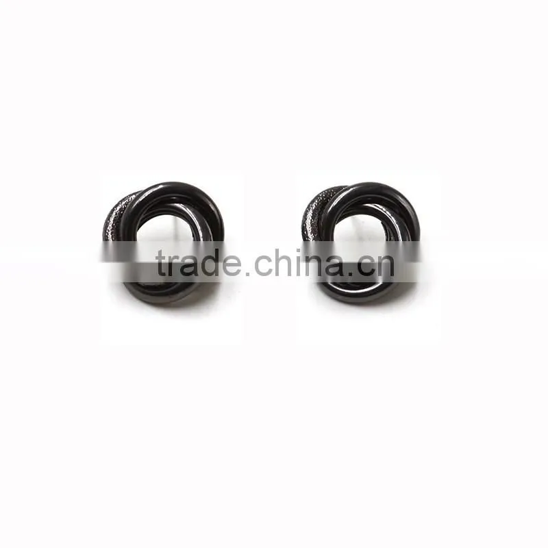 2016 Black Rose Daily Wear Stud Earrings Fashion Teen Vogue Cool Jewelry