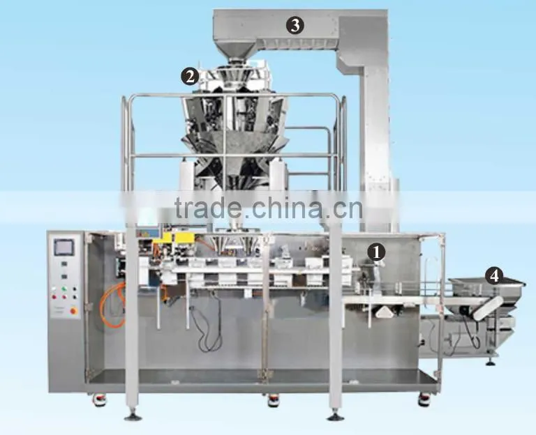 sachet packaging machine system for packing rice sugar food