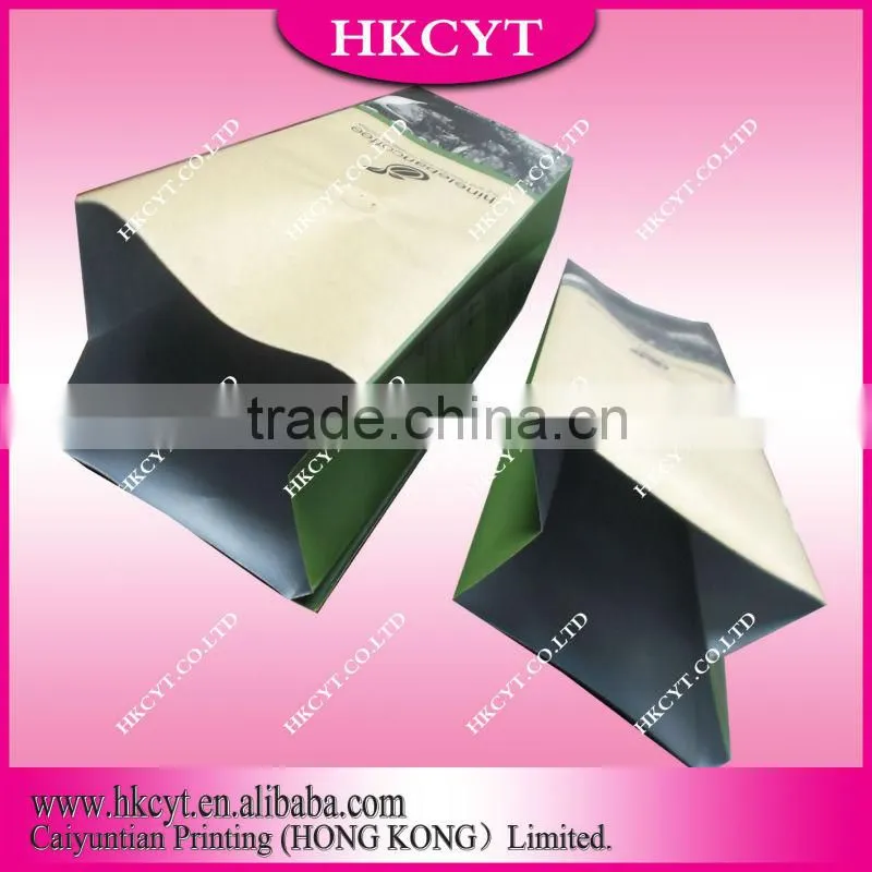 Foil Coffee Packaging Pouch With Valves