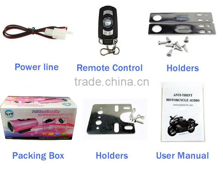 Fashional factory jiangmen fashion profession unique two way remote engine starter motorcycle alarm
