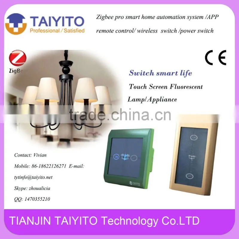 Zigbee pro smart home automation system /APP remote control/ wireless switch /power switch