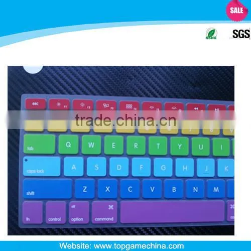 Global cheap online, silicone rubber keyboard protector For Macbook air 13" 15"