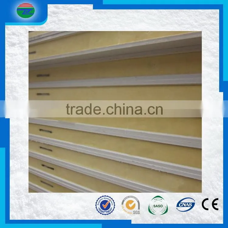 China gold supplier hot selling cement pu sandwich panel for cold room
