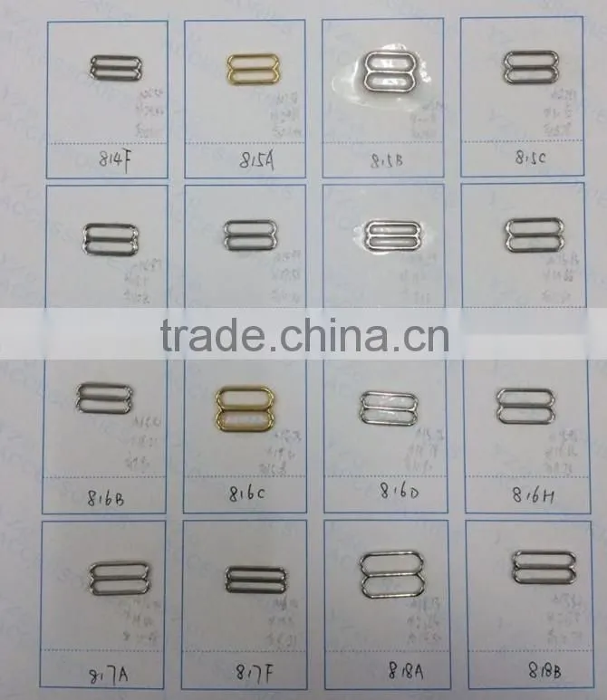 8mm Inner Metal Adjustable Slider buckles For Underwear or Swimming wear --- MD4408