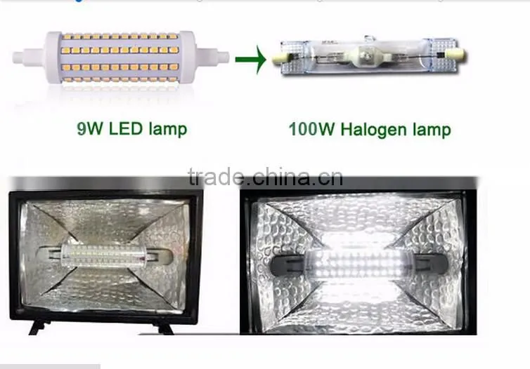 SMD 2835 5W 8W 10W 12W 360 beam angle R7S led light