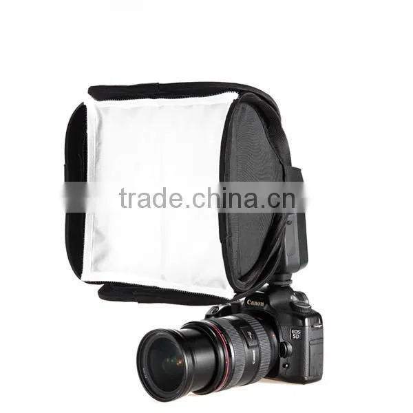 23*23cm Flexible folded soft-box for flashguns Canon, Nikon, Olympus, Yongnuo,etc.