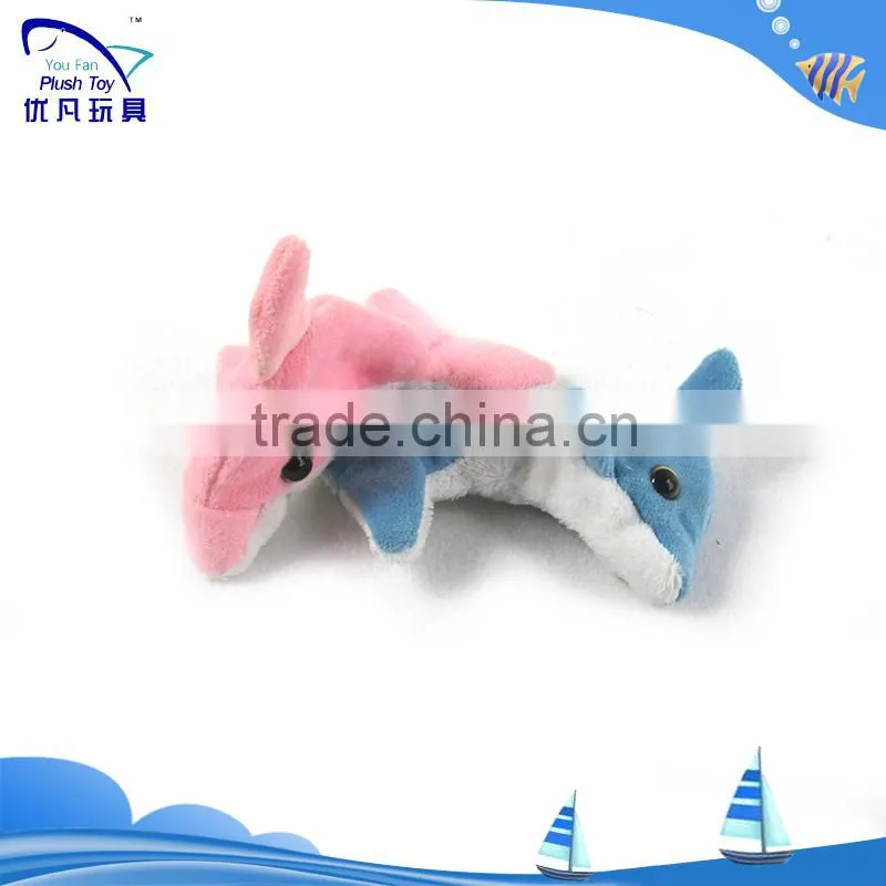 For promotion carton dolphin plush growing water toys animal animal baby toys