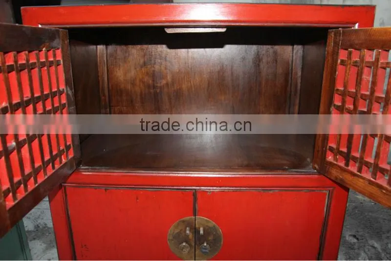2014 Hot Sale furniture, solid wooden antique kitchen cabinet