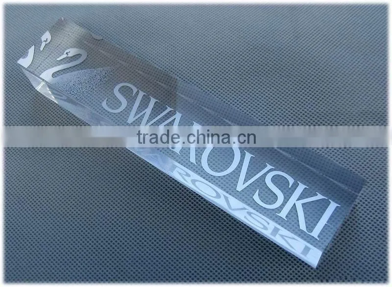 Fashion acrylic logo block